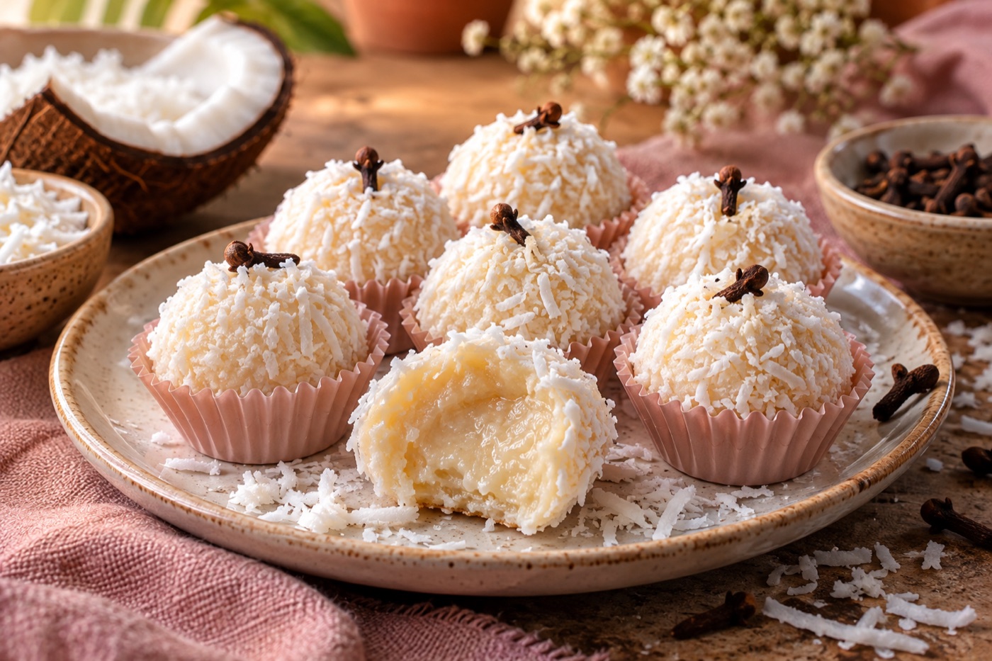 Beijinho gourmet, referência visual apresentada no guia